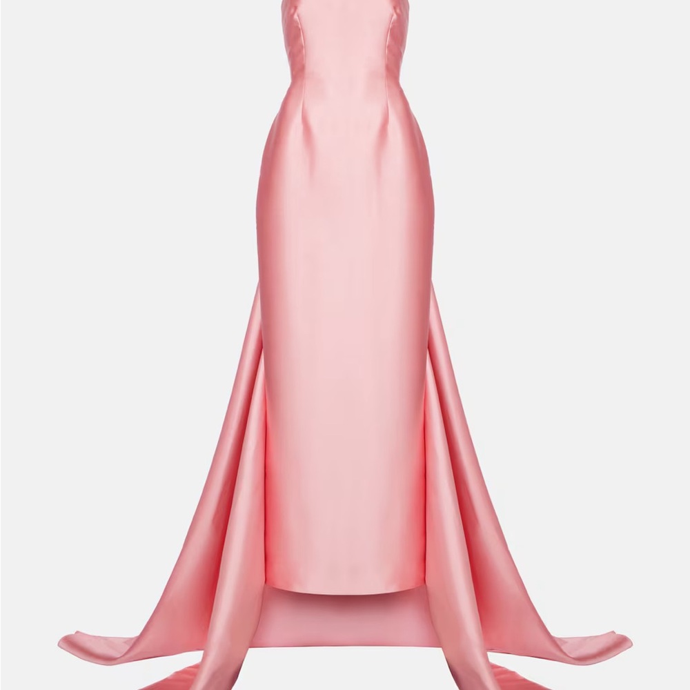 Solace London Imani Strapless Pink Gown - Picture 2 of 8